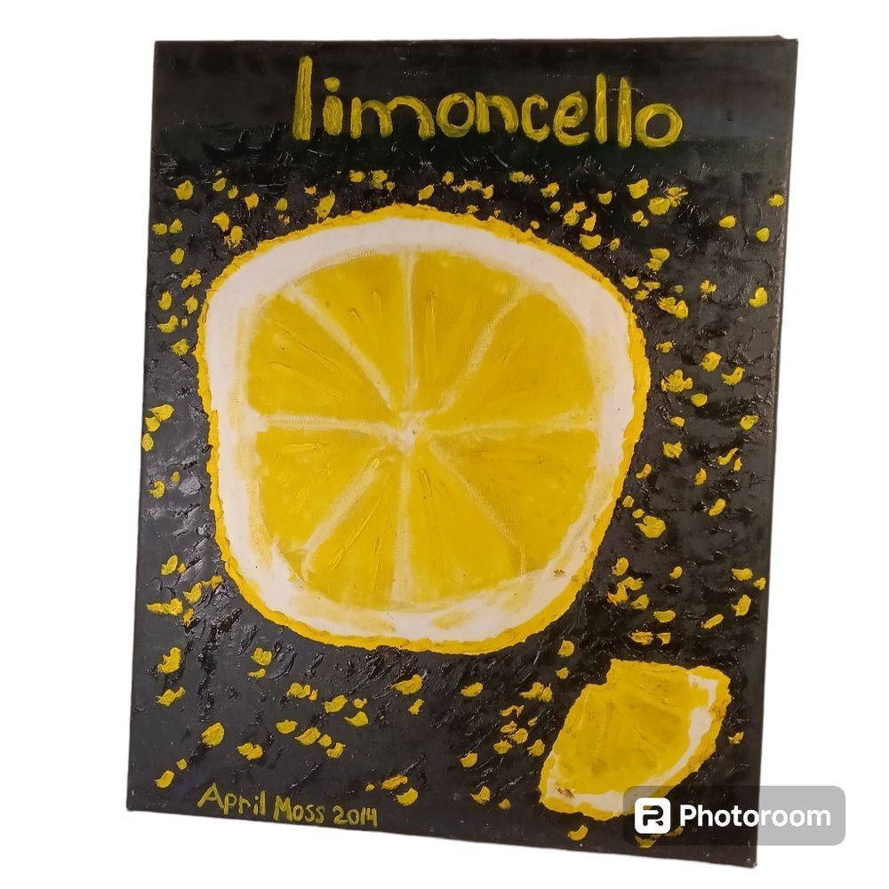 Original Limoncello Oil on Canvas Signed Art Work 20X16